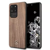 Mercedes MEHCS69VWOLB S20 Ultra G988 hard case, brown | walnut Wood Line