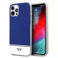 Mini Morris Mini MIHCP12LPCUBINA iPhone 12 Pro Max 6.7" navy hard case, Stripe Collection