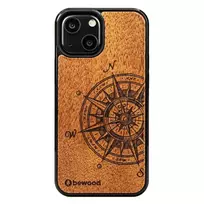 Bewood Wooden case for iPhone 13 Mini Traveler Merbau