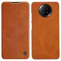 Nillkin Qin leather holster case for Xiaomi Redmi 9T, brown