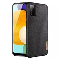 Dux Ducis Fine case covered in nylon material for Samsung Galaxy A03s, black