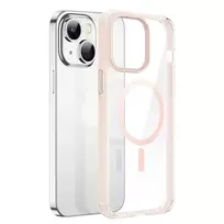 Dux Ducis Clin2 case for iPhone 14 Plus magnetic MagSafe cover, pink