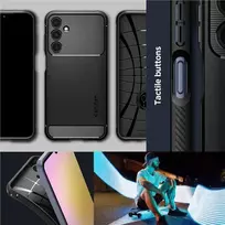 Spigen Rugged Armor Case for Samsung Galaxy A25 5G - Matte Black