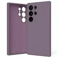 Mercury Silicone case for Samsung Galaxy S24 Ultra S928, purple