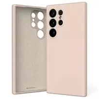 Mercury Silicone Case for Samsung Galaxy S24 Ultra S928 in pink sand