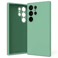 Mercury Silicone case for Samsung Galaxy S24 Ultra S928, green