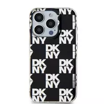 DKNY PC|TPU Checkered Pattern Case for iPhone 14 Pro Max, Black