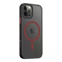 Tactical MagForce Hyperstealth 2.0 Cover for iPhone 12|12 Pro – Black|Red