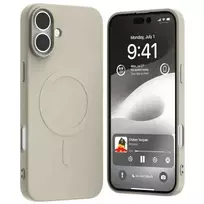 Mercury MagSafe Semi-Silicone iPhone 16 Plus 6.7" stone|stone