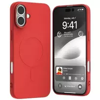 Mercury MagSafe Semi-Silicone iPhone 16 Plus 6.7" red | red
