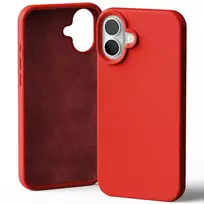 Mercury Silicone iPhone 16 Plus 6.7" red