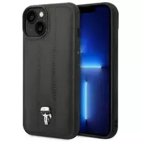 Karl Lagerfeld KLHCP14MPSQPK iPhone 14 Plus | 15 Plus 6.7" hard case black | black Puffy Icon Pin