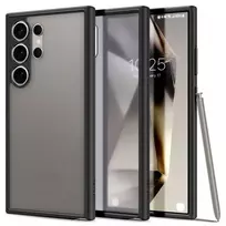 Spigen Ultra Hybrid case for Samsung Galaxy S24 Ultra – transparent and black