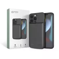 Tech-Protect PowerCase case for iPhone 13 | 13 Pro with 4800mAh power bank - black