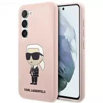 Karl Lagerfeld KLHCS23MSNIKBCP S23+ S916 hardcase pink | pink Silicone Ikonik
