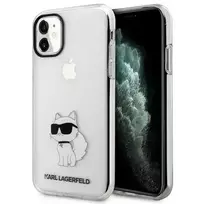 Karl Lagerfeld iPhone 11 | XR case from the Ikonik Choupette series - transparent