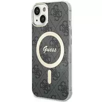 GUESS IML 4G MagSafe case for iPhone 15 - black