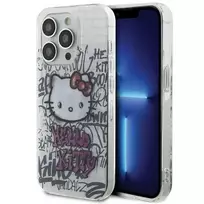 Hello Kitty IML Kitty On Bricks Graffiti Case for iPhone 15 Pro - White