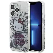 Hello Kitty IML Kitty On Bricks Graffiti Case for iPhone 15 Pro Max - White