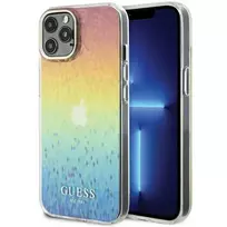 GUESS IML Faceted Mirror Disco Iridescent Case for iPhone 12|12 Pro - Multicolor