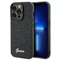 GUESS Disco Metal Script case for iPhone 14 Pro - black