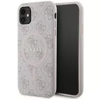 GUESS GUHMN61G4GFRP iPhone 11 6.1" | Xr pink | pink hard case 4G Collection Leather Metal Logo MagSafe