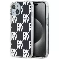 DKNY IML Checkered Mono Pattern Case for iPhone 15 Plus | 14 Plus - Black