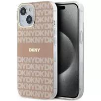 DKNY IML Mono  AND  Stripe MagSafe Case for iPhone 15, 14, and 13 – pink
