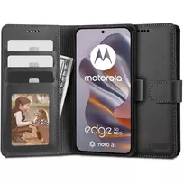 Tech-Protect Wallet Case for Motorola Edge 50 Neo - Black