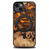 Bewood Unique case for iPhone 15 Plus, 6.7" Orange with MagSafe