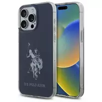 U.S. Polo Assn. US Polo USHCP15XTPUHRBV iPhone 15 Pro Max 6.7" blue with shiny big logo