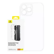 Baseus Magnetic Phone Case for iPhone 15 Pro, OS-Lucent Series (Clear)