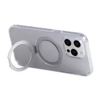 Joyroom Magnetic protective phone case with holder JR-BP004 for iPhone 15 Pro (clear)