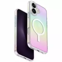 uniq Case Iridescia for iPhone 16 Plus Magclick Charging Holographic