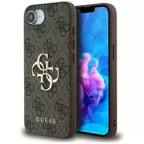 GUESS Case 4G Big Logo for iPhone 16e in brown