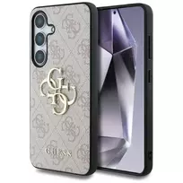 GUESS Samsung Galaxy S25 Plus pink case with Big 4G Classic Logo