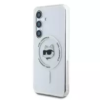 Karl Lagerfeld IML Choupette Head MagSafe Case for Samsung Galaxy S25, Transparent