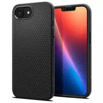 Spigen Liquid Air phone case for iPhone 16e black