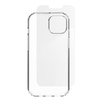 Zagg IF Defense Bundle Case for iPhone 16e (2025) | 15 | 14 | 13 - Transparent