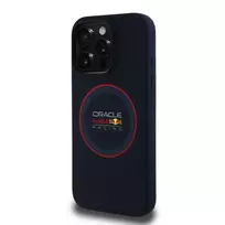 Red Bull Silicone Red Ring MagSafe Case for iPhone 16 Pro Max in Navy