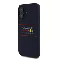Red Bull Silicone Horizontal Logo phone case for iPhone 16 Plus with MagSafe support, navy