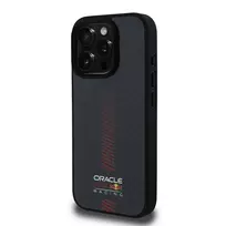 Red Bull black Powerbar phone case for iPhone 16 Pro Max, black, with MagSafe support