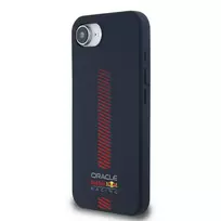 Red Bull Silicone Powerbar phone case for iPhone 16e, blue, with MagSafe support