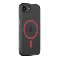 Tactical MagForce Hyperstealth 2.0 phone case for iPhone 16e in black and red