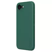 Nillkin Super Frosted PRO phone case for iPhone 16e in purple and green