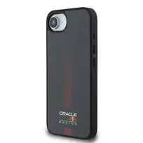 Red Bull black Powerbar phone case for iPhone 16e, black, with MagSafe