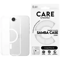 PanzerGlass CARE MagSafe phone case for iPhone 16e, transparent
