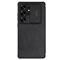 Nillkin Qin Pro phone case for Samsung Galaxy S25 Ultra, black