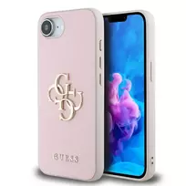 GUESS iPhone 16e pink phone case