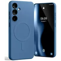 Mercury phone case for Samsung Galaxy S25+ in blue